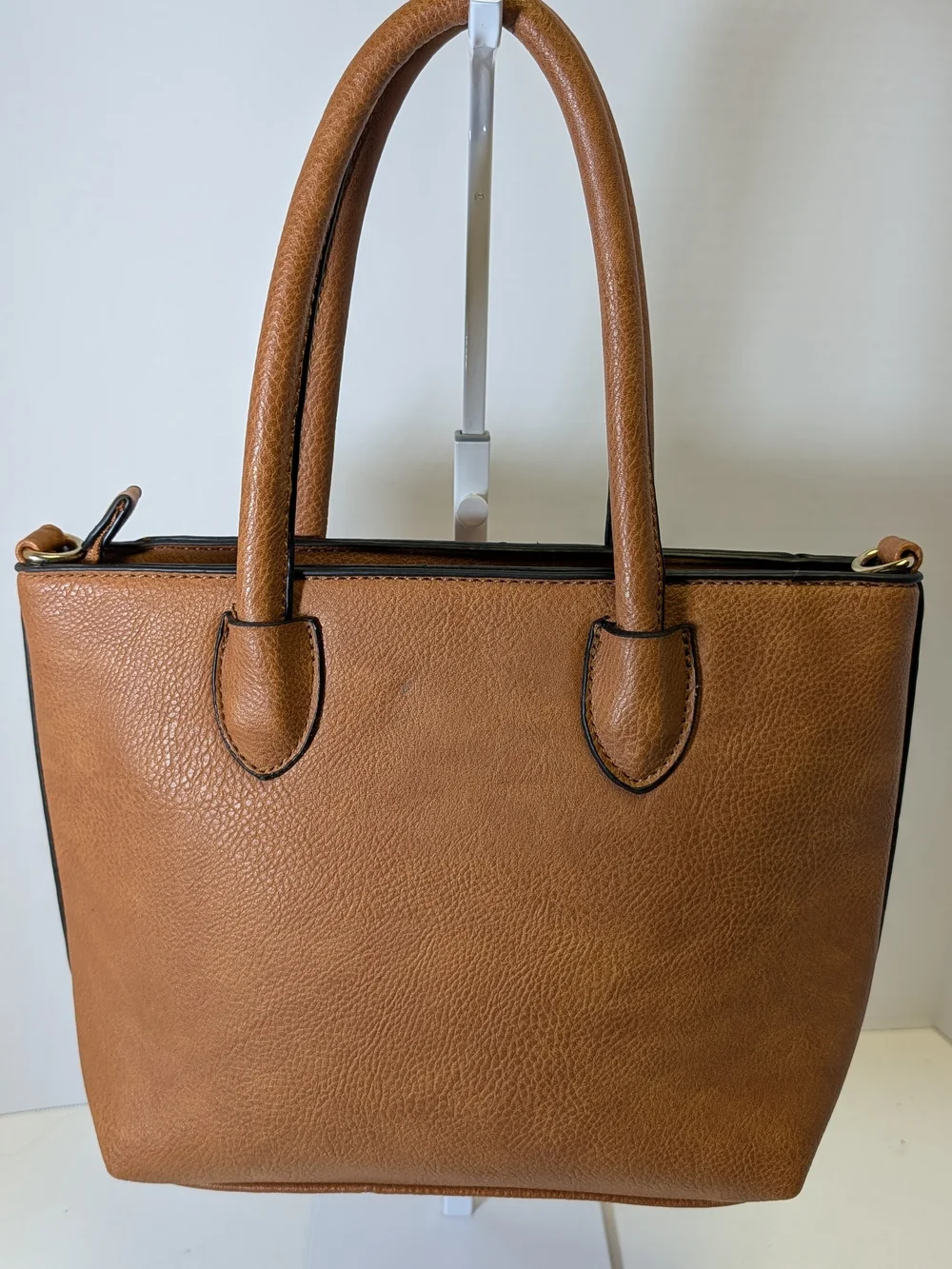 fashion bag structured tan